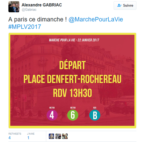 les glorieux soutiens de la @MarchePourLaVie #antifa #MPLV2017 #IVG