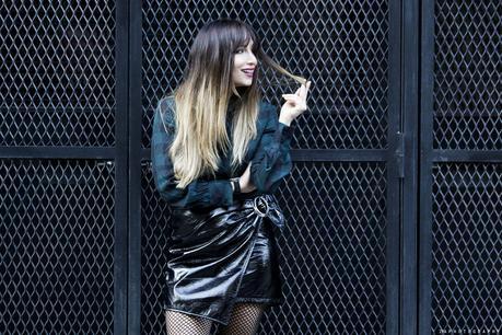 Tartan, résille & vinyle Tartan, résille & vinyle