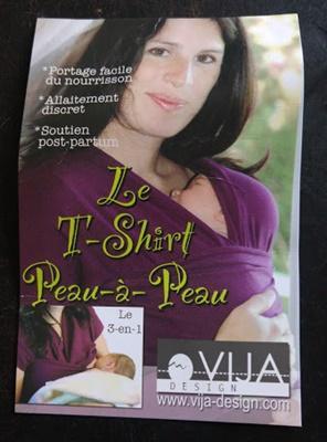Le t-shirt peau à peau, portage et allaitement Vija Design { Test & Avis }
