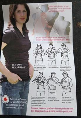 Le t-shirt peau à peau, portage et allaitement Vija Design { Test & Avis }