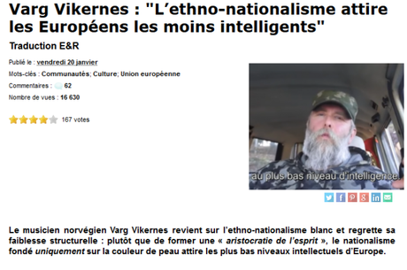 allo, ici Radio #Vikernes, les crétins parlent aux crétins ! #PesteBrune #antifa