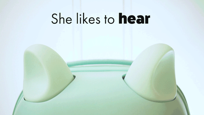 Cette valise avec des oreilles et des pattes de chat devrait en faire craquer plus d’un !