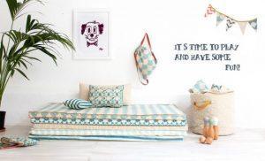 Où trouver un matelas de sieste ? Nobodinoz décoration chambre enfant en bois