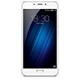 Meizu M3 E Smartphone portable débloqué 4G (Ecran: 5,5 pouces - 32 Go - Double Nano-SIM - Android 6.0) Argent/Blanc