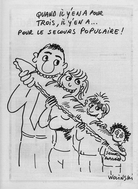 Ces écrivains peintres ou dessinateurs n°12/12 : les lettres V et WW comme Valéry, Wollinski wolinski-4