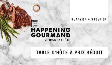 Le 10e Happening Gourmand du Vieux-Montréal