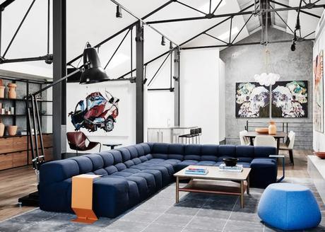 Rénovation d une école de cuisine en loft cosy a Melbourne en Australie