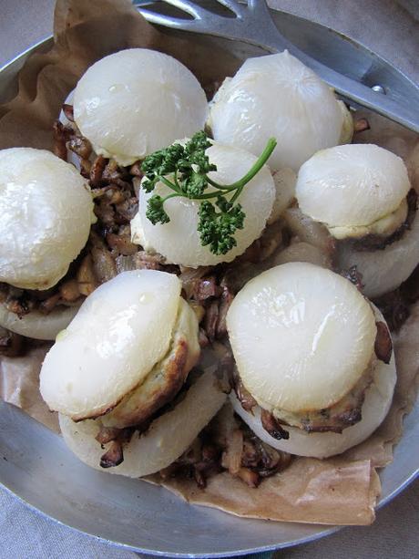 Navets farcis aux champignons Navets farcis aux champignons