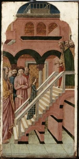 Francesco de Rimini 1440-50 Louvre Paris Presentation de la Vierge au Temple 2
