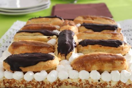 éclair, café, chocolat