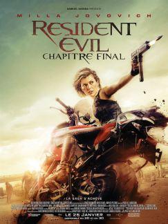 Resident Evil, chapitre final - affiche