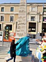 Angoulême 2017 : L'obélisque dévoilé par Anne Goscinny