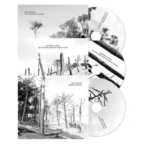 Pack 3 EPs : Orso Jesenska - Les variations d'ombre *** Matthieu Malon - Peu d'ombre près des arbres morts *** Erik Arnaud - Golden Homme