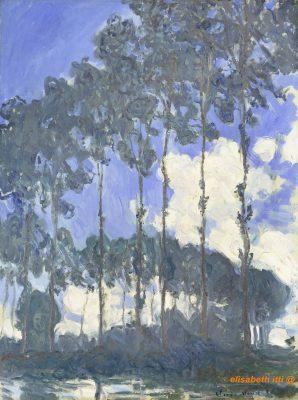 Claude Monet, les Peupliers au bord de l'Epte 1891