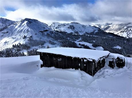 Superbe paysage sur le domaine skiable de Megèvre