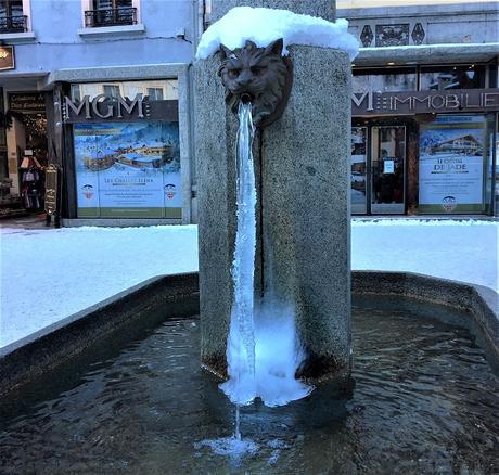 Petite fontaine de Chamonix