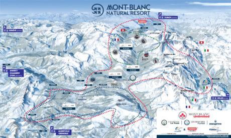 Plan des domaines skiables Mont Natural Resort