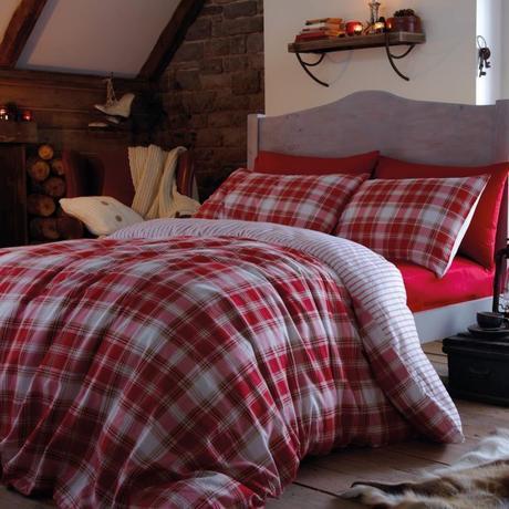 chambre de montagne deco tartan