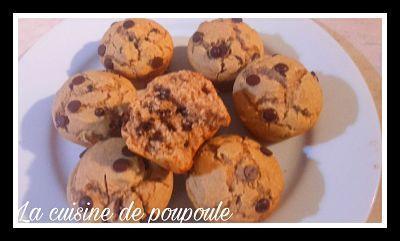 Muffins sans gluten aux pépites de chocolat au thermomix ou sans Muffins sans gluten aux pépites de chocolat au thermomix ou sans