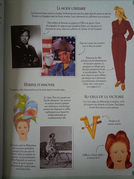 Jouer et découvrir # 58 – La mode en temps de guerre – Usborne, 2016 (Dès 6 ans)