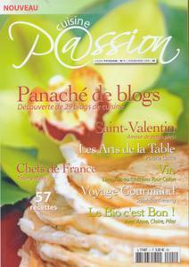 Naissance de Cuisine P@ssion, la revue des blogs culinaires