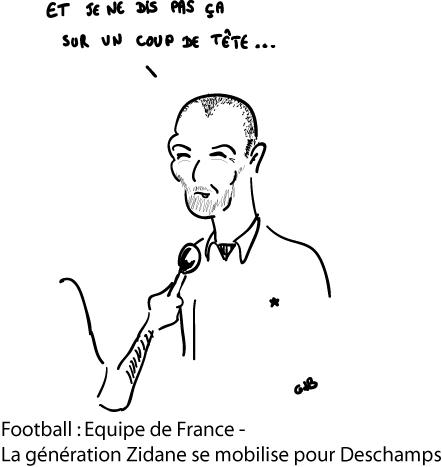 La génération Zidane se mobilise pour Deschamps