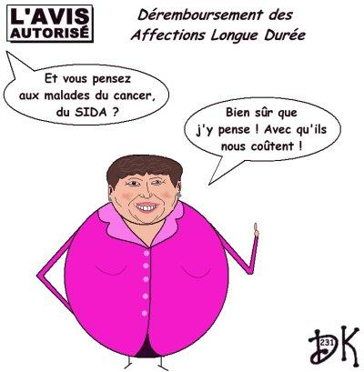 Tags : Assurance Maladie, Eric Woerth ministre du budget, Affection Longue Durée, ALD, dérembourser les médicaments, UNCAM, Frédéric van Roekeghem, RTL, Nicolas Sarkozy, privatisation de la sécurité sociale, déficit chronique, dette, UMP, Roselyne Bachelot, dessin humour