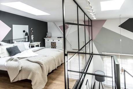 loft scandinave style industriel salon verriere