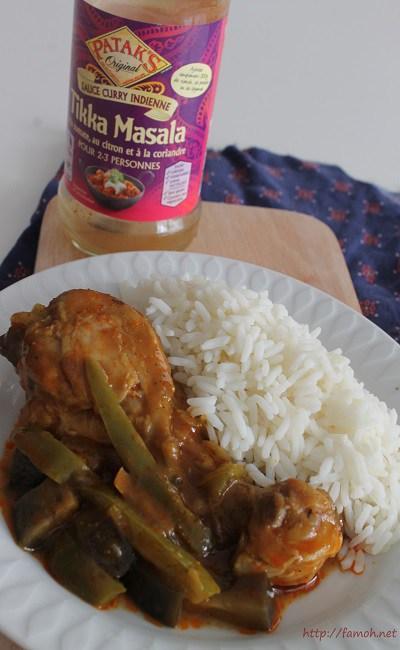 Poulet tikka masala