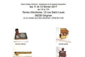 « TERRES D’ECRITURES » à GRIGNAN les 11/12 Février 2017