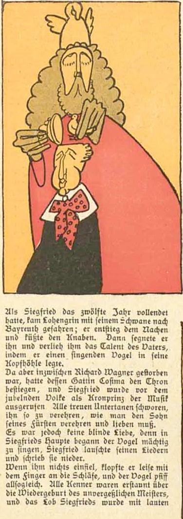 Siegfried Wagner, Prince héritier, une bande dessinée d'Olaf Gulbransonn