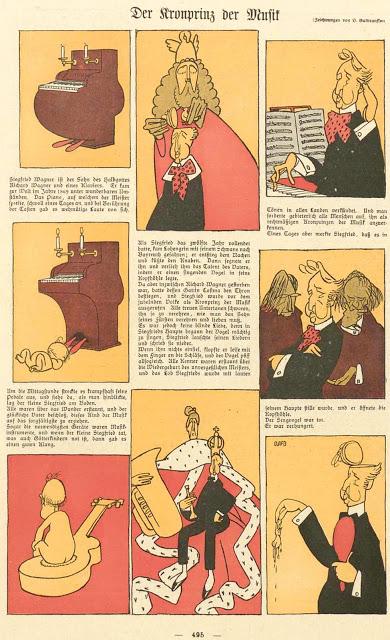 Siegfried Wagner, Prince héritier, une bande dessinée d'Olaf Gulbransonn