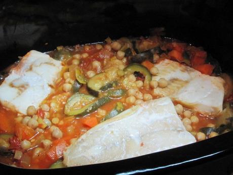 Tajine de poisson aux épices et légumes de saison à la mijoteuse