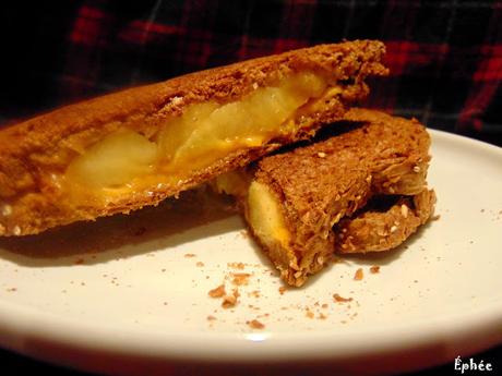 Grilled cheese aux pommes