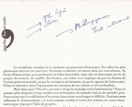Gauche, fin et suite : les visionnaires de 1992 Gauche, fin et suite : les visionnaires de 1992