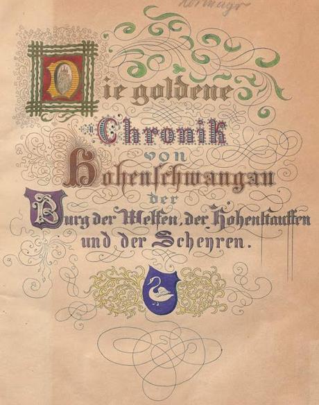 La chronique dorée de Hohenschwangau, un livre-lien entre le Roi Louis II de Bavière et la Baronne Esperanza de Truchseß