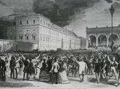 Hommage national juillet 1870 place l'Odéon. Coup d'oeil jardin d'hiver Louis