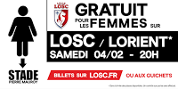 LOSC - FC LORIENT: Entrée gratuite pour les femmes