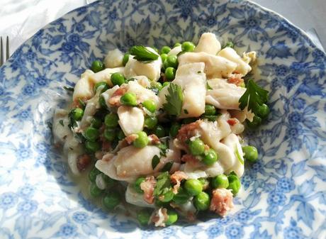 COCOCHAS DE BACALAO, JAMÓN Y GUISANTES EN SALSA VERDE / 20 MIN