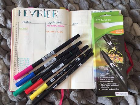 Bullet Journal : mon mois de Février 2017