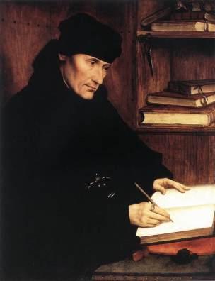 Quentin Metsys Portrait of Erasmus 1517 Galleria Nazionale d'Arte Antica, Rome