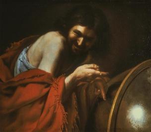 Johann Morseelse Democritus-laughing (c. 1660) Art Institute of Chicago