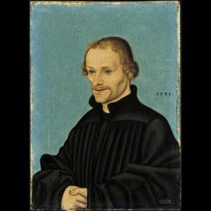 Lucas-Cranach-l'ancien 1532 Melanchton Staatliche Museen zu Berlin, Gemaldegalerie