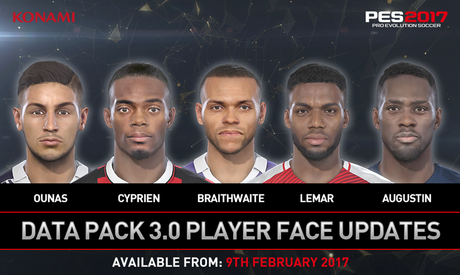 KONAMI confirme le nouveau Pack de Données de PES 2017 pour le 9 février