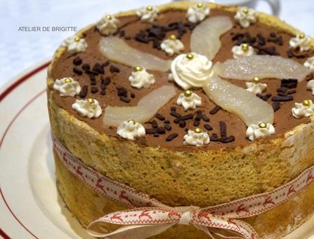 Charlotte Chocolat-Poires