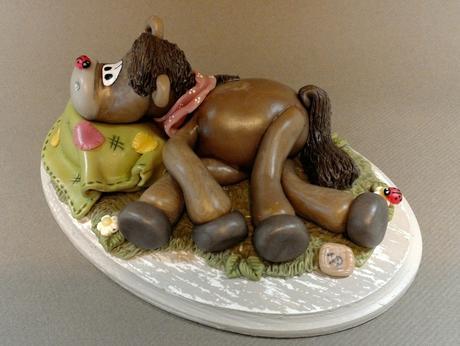 Petit poney en porcelaine froide Petit poney en porcelaine froide