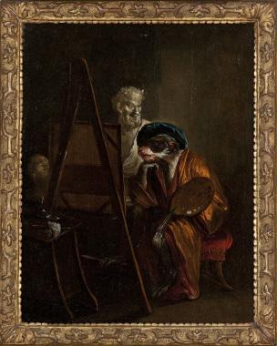 Watteau singe peintre musee arts decoratifs paris