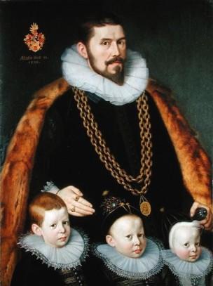 Gortzius Geldorp Family Portrait, 1598 M