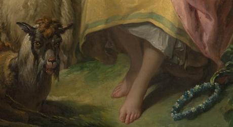 Boucher 1748 Le Panier mysterieux , National Gallery of Victoria, Australie bouc