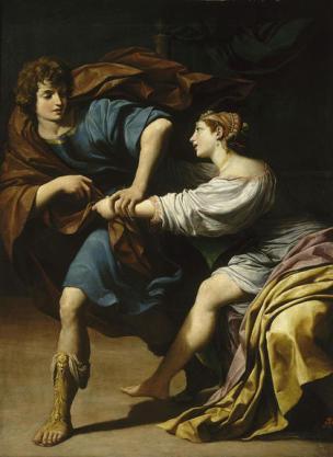A Joseph et la femme de Putiphar - Leonello Spada 1610-15 Lille, Musee des Beaux-Arts,